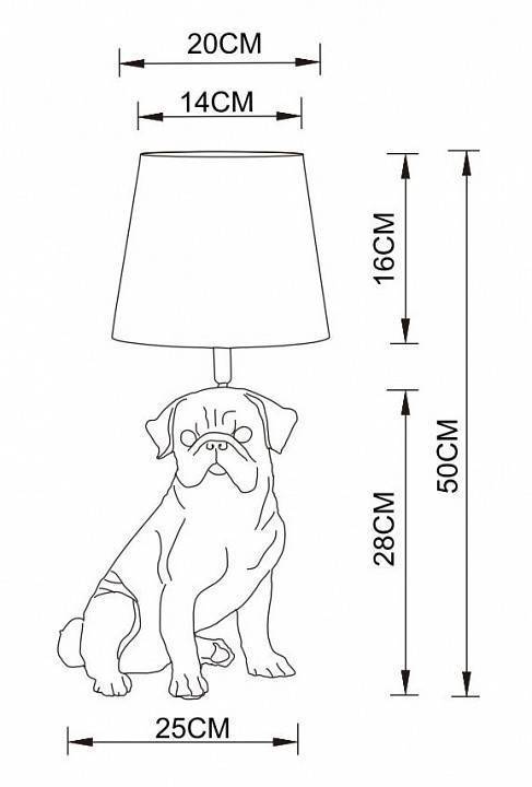Настольная лампа декоративная Arte Lamp Bobby A1512LT-1WH