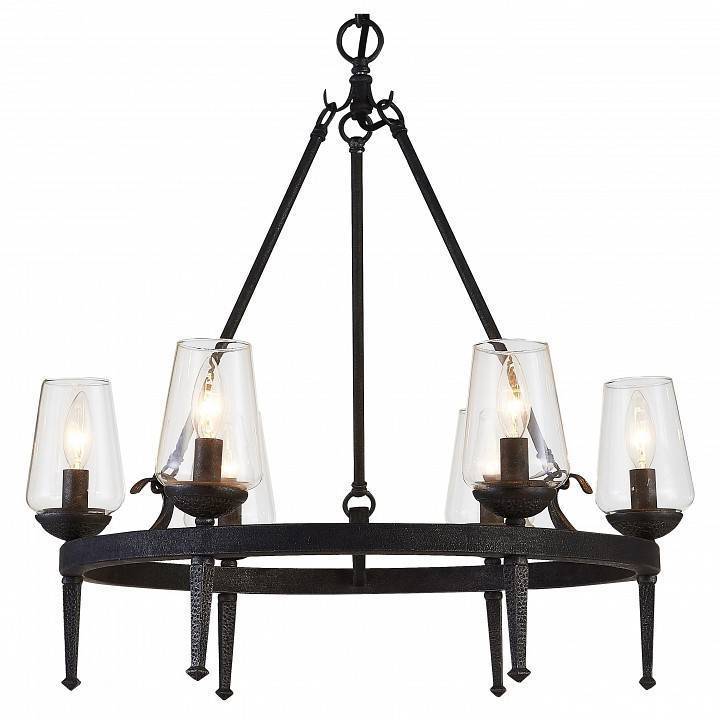 Подвесная люстра Arte Lamp Goccia 6 ламп A1722SP-6BA