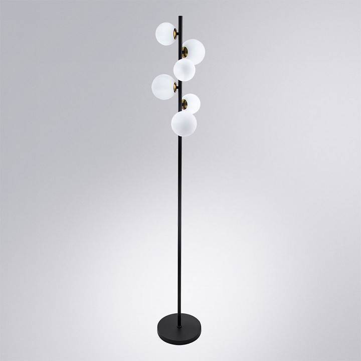 Торшер Arte Lamp Gemini черный A2243PN-6BK