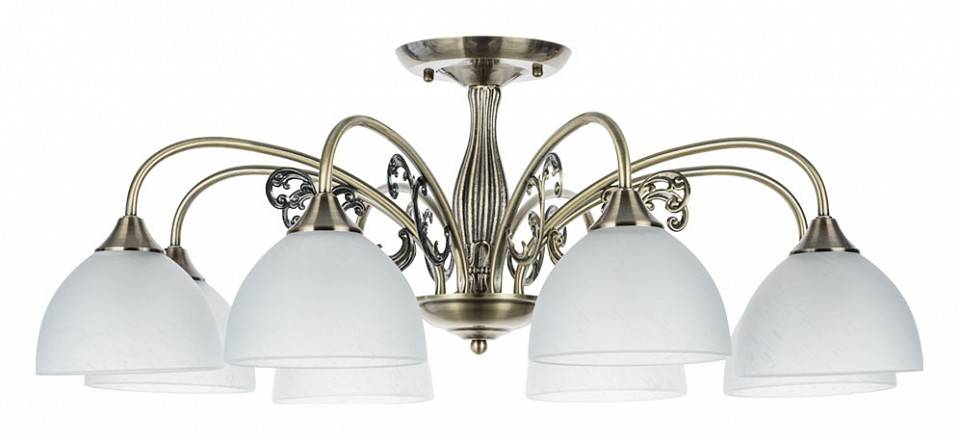Люстра на штанге Arte Lamp Spica 8 ламп A3037PL-8AB