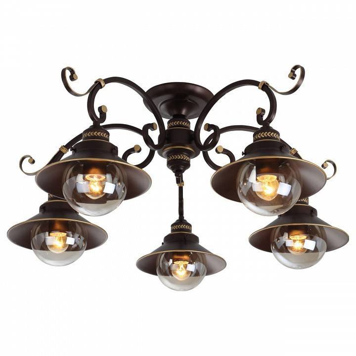 Потолочная люстра Arte Lamp Grazioso 5 ламп A4577PL-5CK