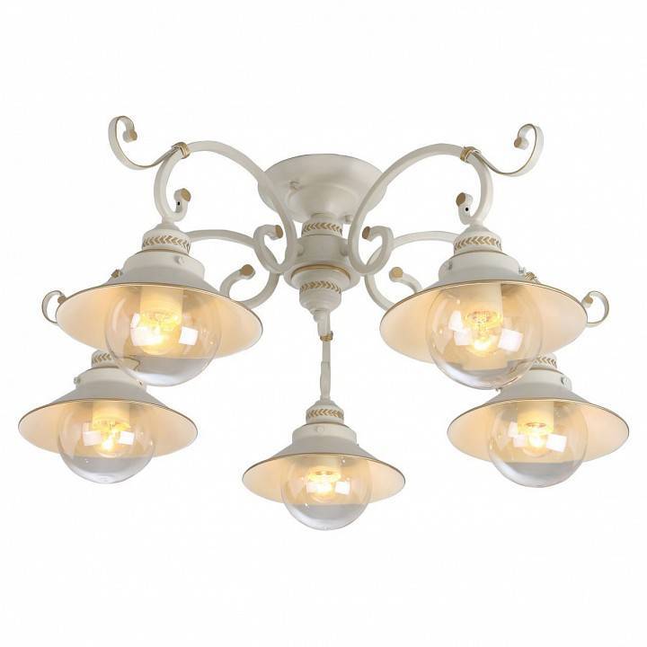Потолочная люстра Arte Lamp Grazioso 5 ламп A4577PL-5WG