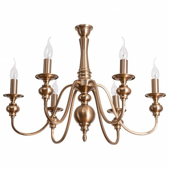 Подвесная люстра Arte Lamp Passoni 6 ламп A6097LM-6PB