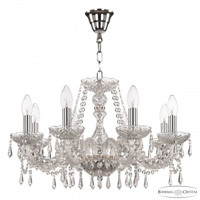 Подвесная люстра Bohemia Ivele Crystal 104 104/8/195 Ni
