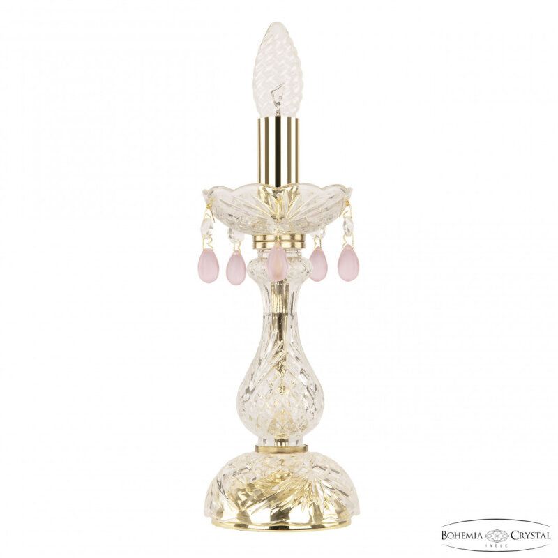 Настольная лампа декоративная Bohemia Ivele Crystal 112 112L/1-27 G V7010