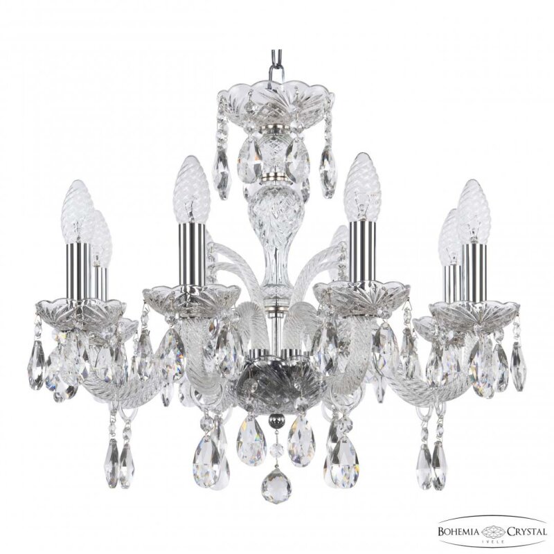 Подвесная люстра Bohemia Ivele Crystal 118 118/8/165 Ni