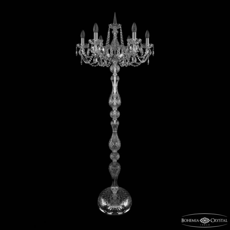 Торшер Bohemia Ivele Crystal 1402 1402T1/6/195-160 Ni