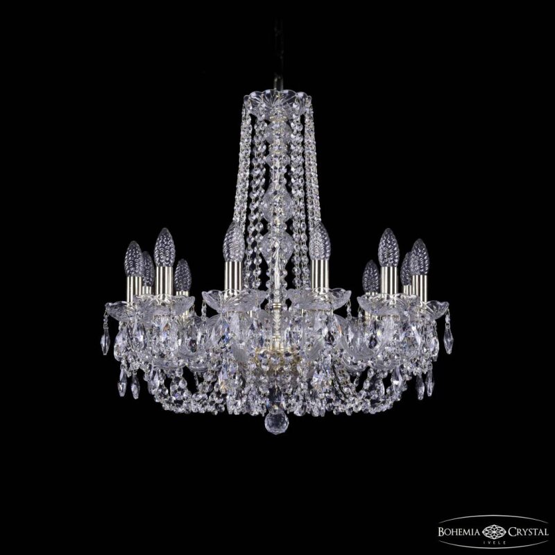 Подвесная люстра Bohemia Ivele Crystal 1402 1402/12/195/h-60 G