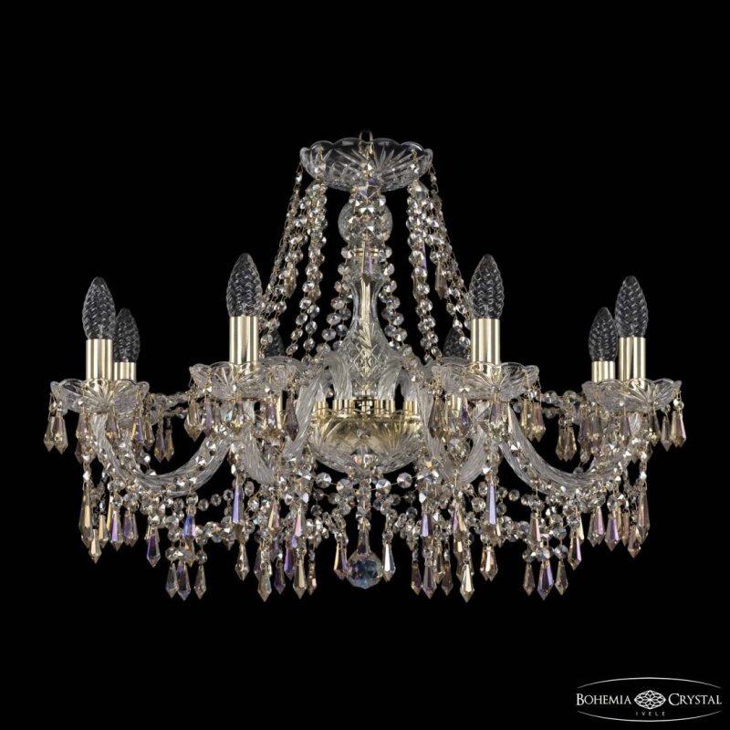Подвесная люстра Bohemia Ivele Crystal 1403 1403/8/240 G R801