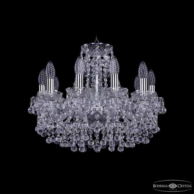 Подвесная люстра Bohemia Ivele Crystal 1409 1409/10/160 Ni