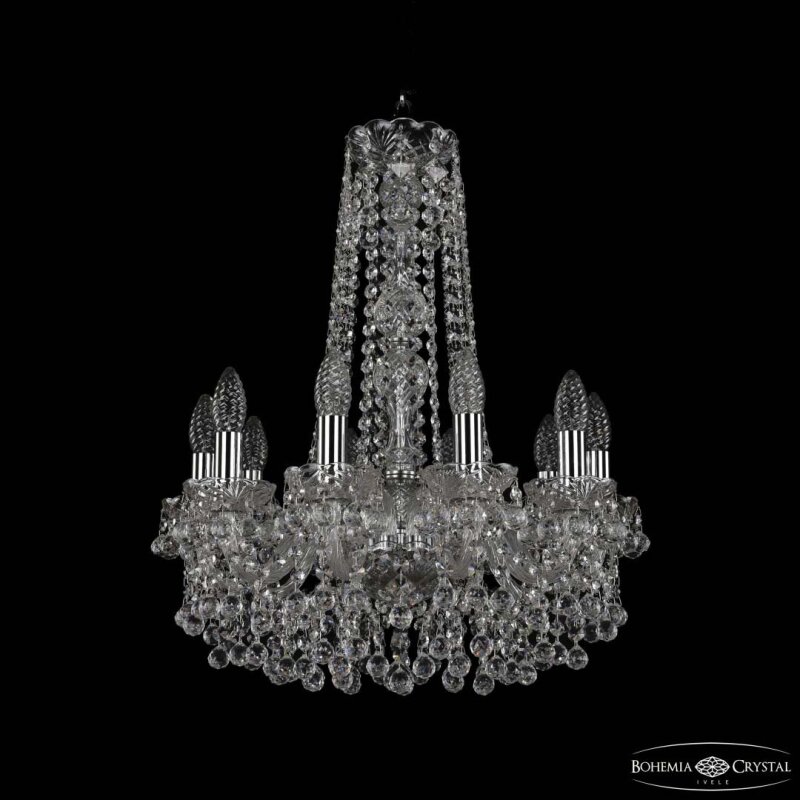 Подвесная люстра Bohemia Ivele Crystal 1409 1409/10/160/h-60 Ni