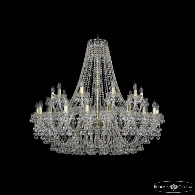 Подвесная люстра Bohemia Ivele Crystal 1409 1409/20+10/400 G