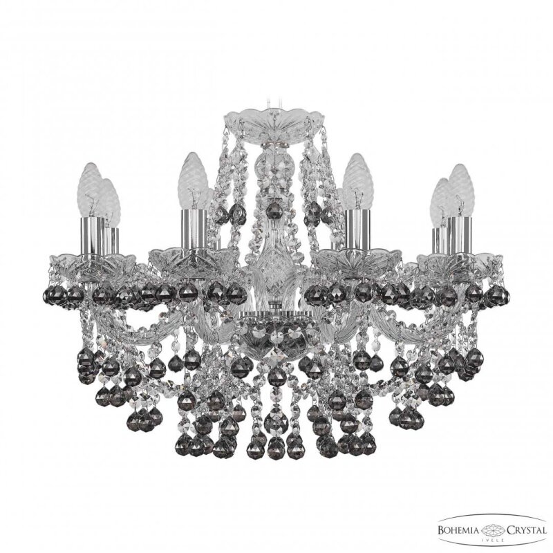 Подвесная люстра Bohemia Ivele Crystal 1409 1409/8/195 Ni K731