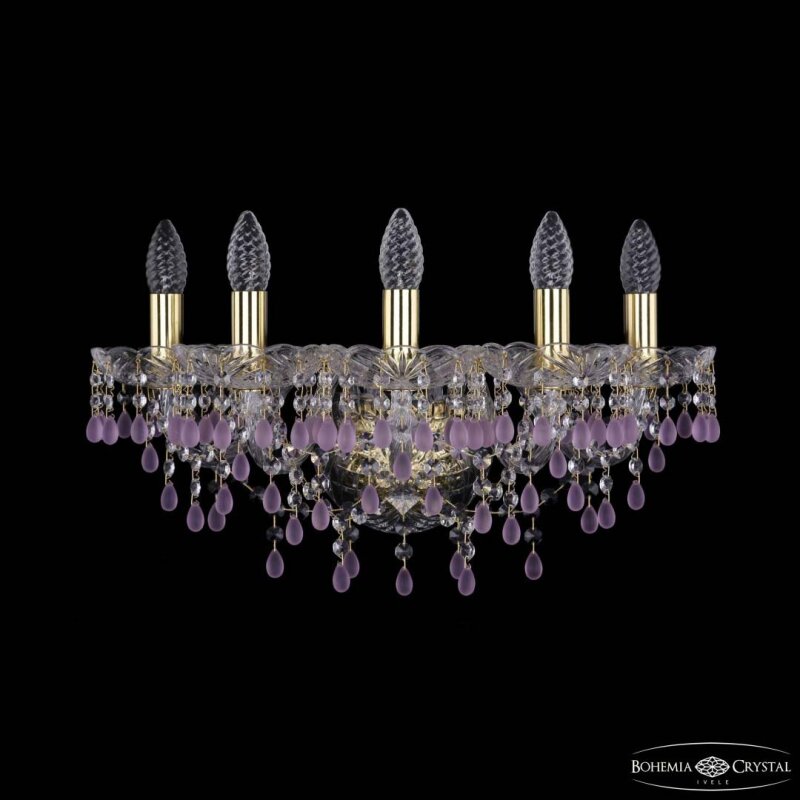 Бра Bohemia Ivele Crystal 1410 1410B/5/160/XL G V7010