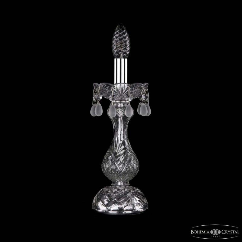 Настольная лампа декоративная Bohemia Ivele Crystal 1410 1410L/1-31 Ni V0300
