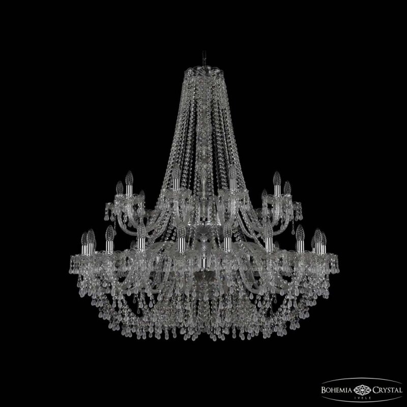 Подвесная люстра Bohemia Ivele Crystal 1410 1410/20+10/400/2d Ni V0300