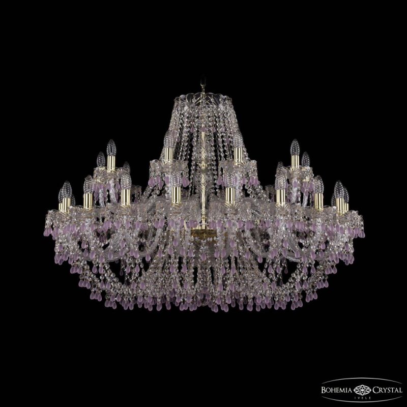 Подвесная люстра Bohemia Ivele Crystal 1410 1410/20+10/400 G V7010