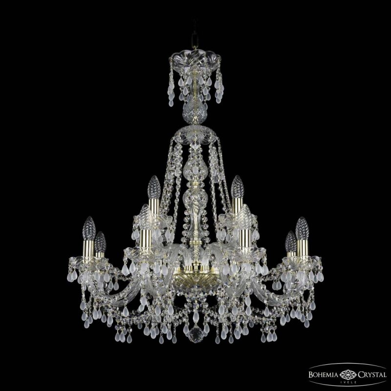 Подвесная люстра Bohemia Ivele Crystal 1410 1410/8+4/240/XL-80 G V0300