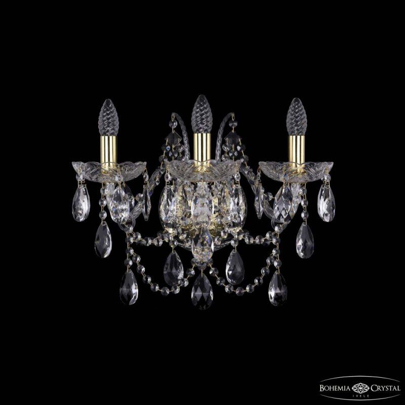 Бра Bohemia Ivele Crystal 1411 1411B/3/160/XL G