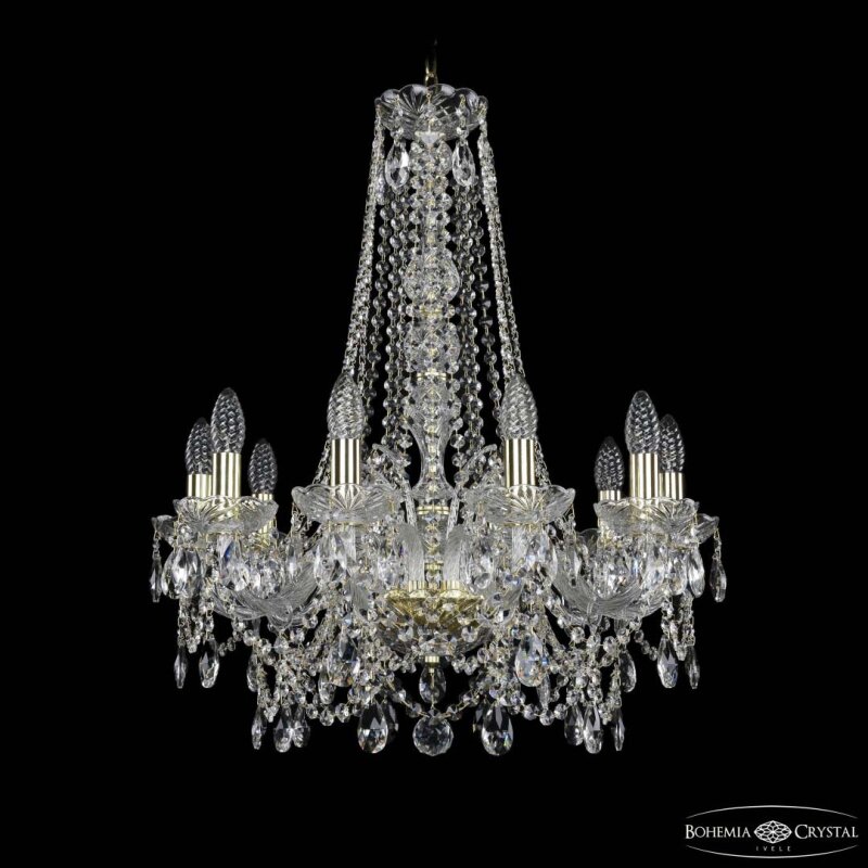 Подвесная люстра Bohemia Ivele Crystal 1411 1411/10/195/h-70 G