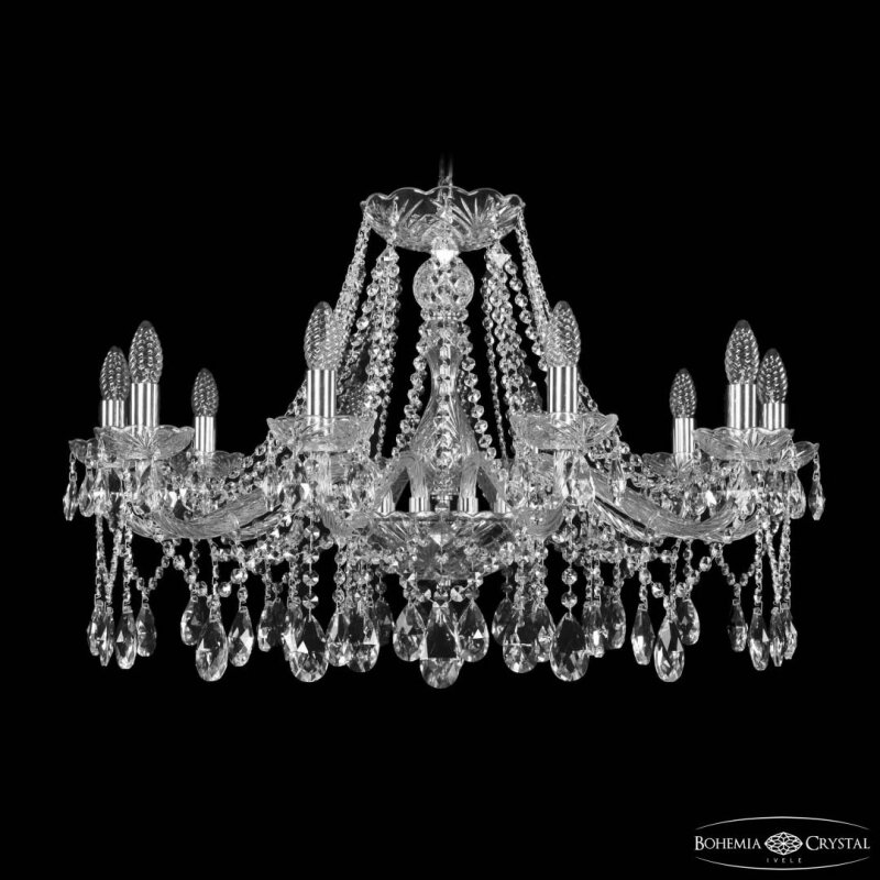 Подвесная люстра Bohemia Ivele Crystal 1413 1413/10/300 Ni