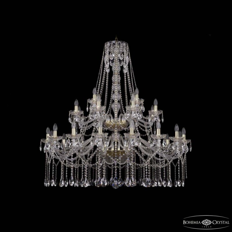 Подвесная люстра Bohemia Ivele Crystal 1413 1413/16+8+4/460/2d G