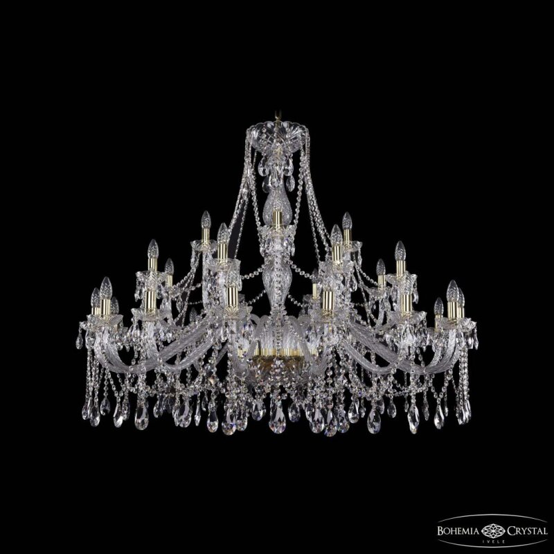 Подвесная люстра Bohemia Ivele Crystal 1413 1413/16+8+4/460 G