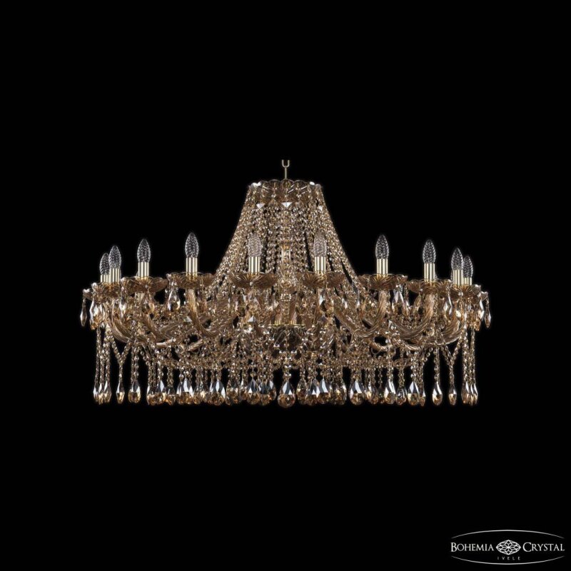Подвесная люстра Bohemia Ivele Crystal 1413 1413/20/400 G M721