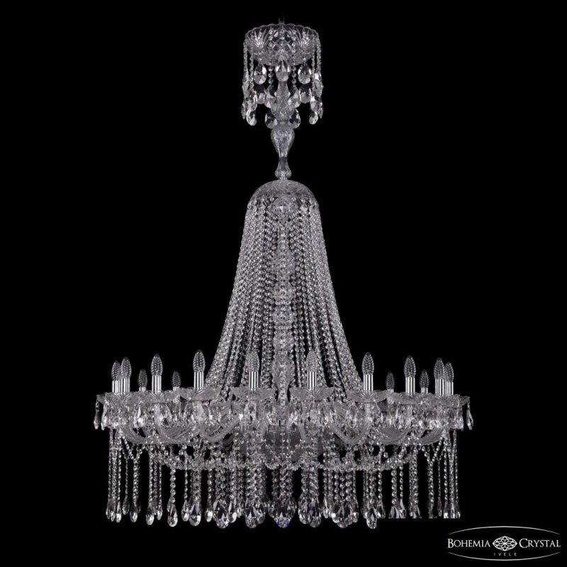 Подвесная люстра Bohemia Ivele Crystal 1413 1413/20/400/XL-160 Ni