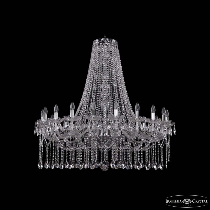Подвесная люстра Bohemia Ivele Crystal 1413 1413/20/400/h-113 Ni