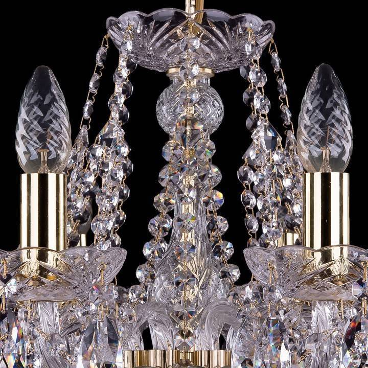 Подвесная люстра Bohemia Ivele Crystal 1413 1413/8/200/G