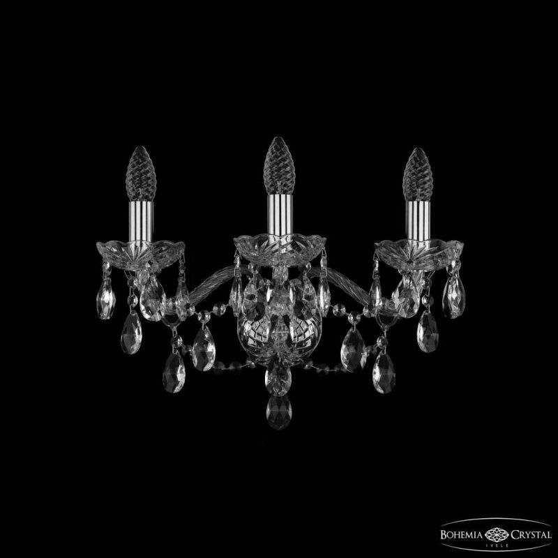 Бра Bohemia Ivele Crystal 1415 1415B/3/165 Ni