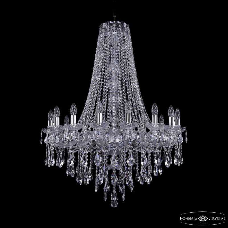 Подвесная люстра Bohemia Ivele Crystal 1415 1415/16/300/h-108 Ni