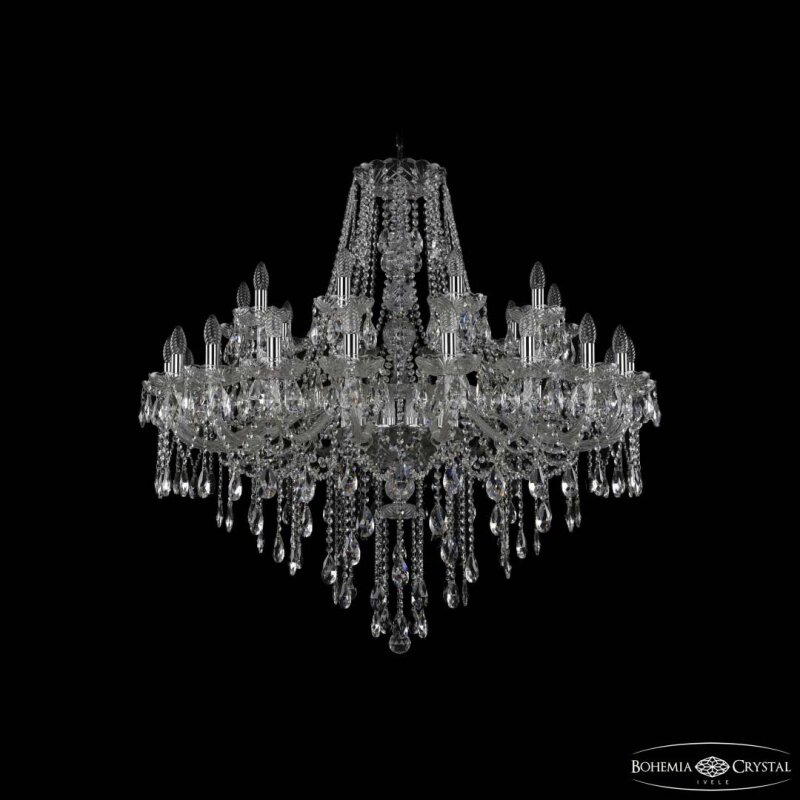 Подвесная люстра Bohemia Ivele Crystal 1415 1415/20+10/400 Ni
