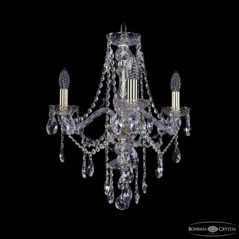 Подвесная люстра Bohemia Ivele Crystal 1415 1415/3/165 G