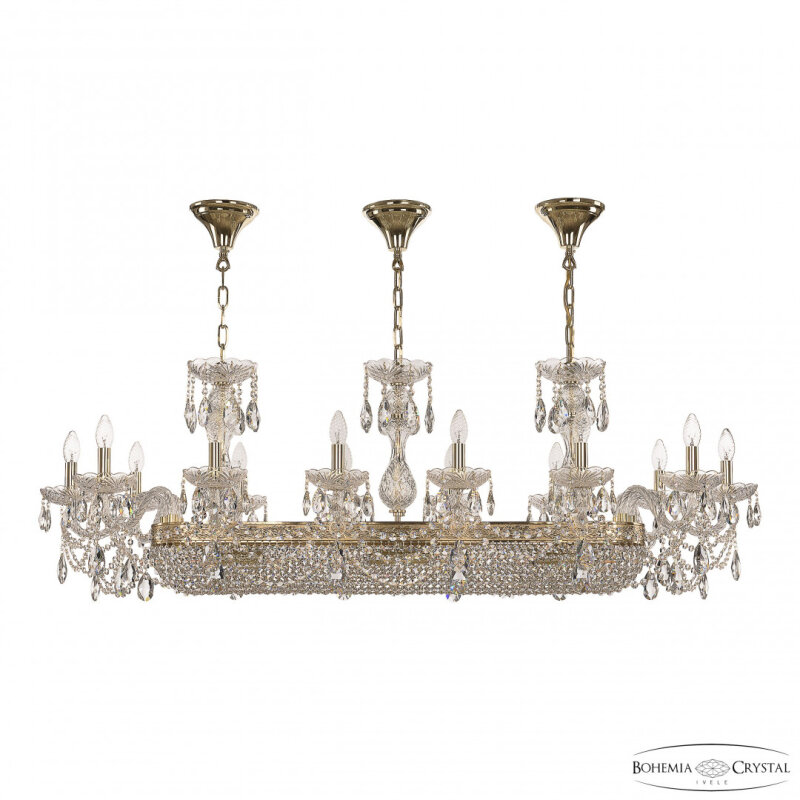Подвесная люстра Bohemia Ivele Crystal 1453 1453/14/195/1000 G