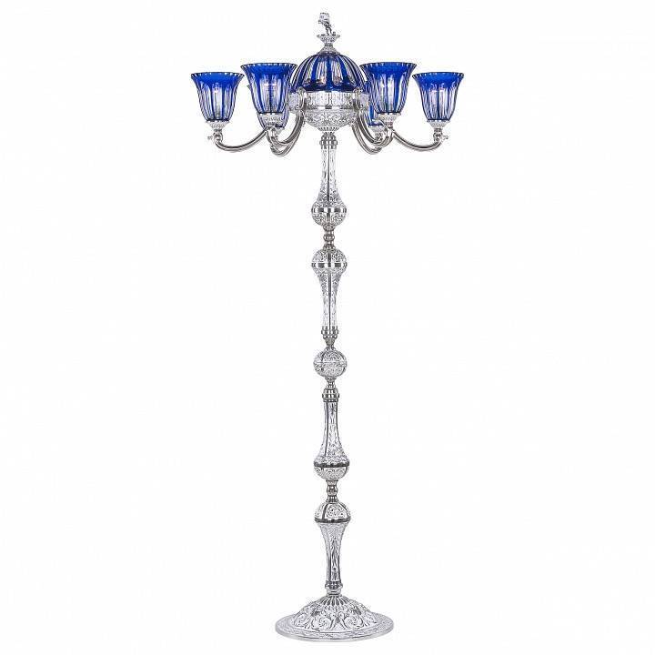 Торшер Bohemia Ivele Crystal 7209 72009TP/6/175 NW P2 U Clear-Blue/H-1H FL3S