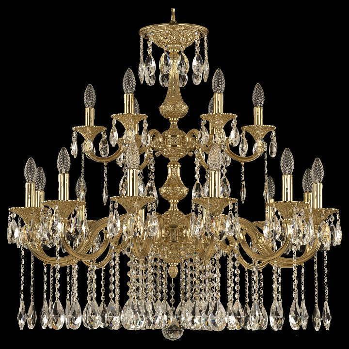 Подвесная люстра Bohemia Ivele Crystal 7201 72101/12+6/300/2d A G