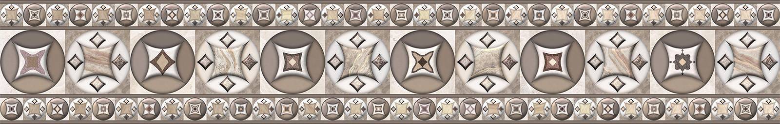 Бордюр Alma Ceramica Veliente 80х500х7.5 мм BWU54VLN404