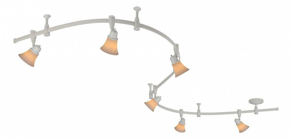 Комплект трековой системы Citilux 560 6 спотов черный CL560260