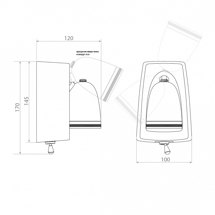 Бра Covali  WL-30815
