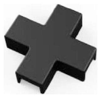 Соединитель X-образный для корда CORDINI черный CRD-K-0043-B