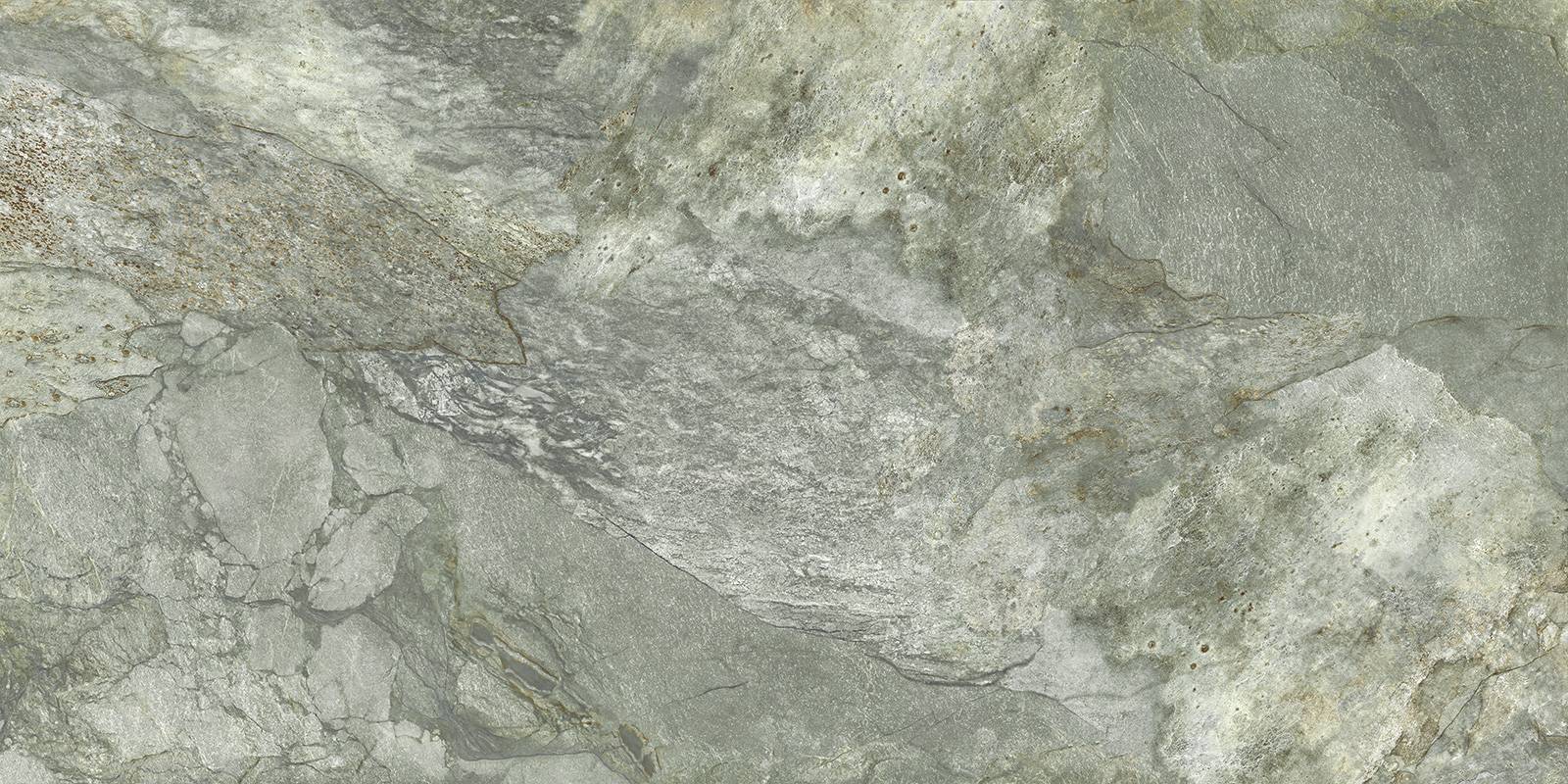 Керамогранит Alma Ceramica Slate Green матовый карвинг 1200x600x9.5 мм D12059M