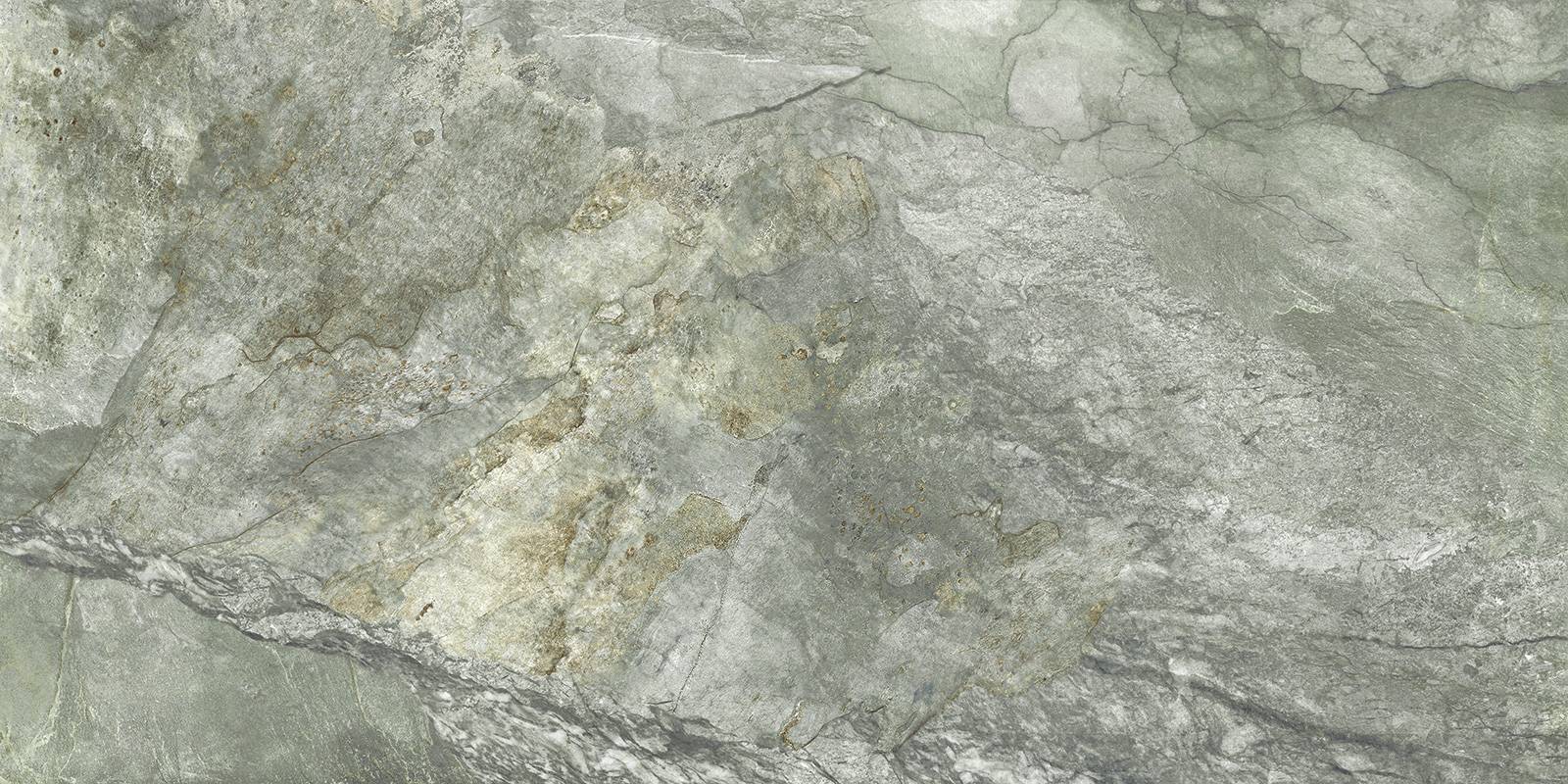 Керамогранит Alma Ceramica Slate Green матовый карвинг 1200x600x9.5 мм D12059M