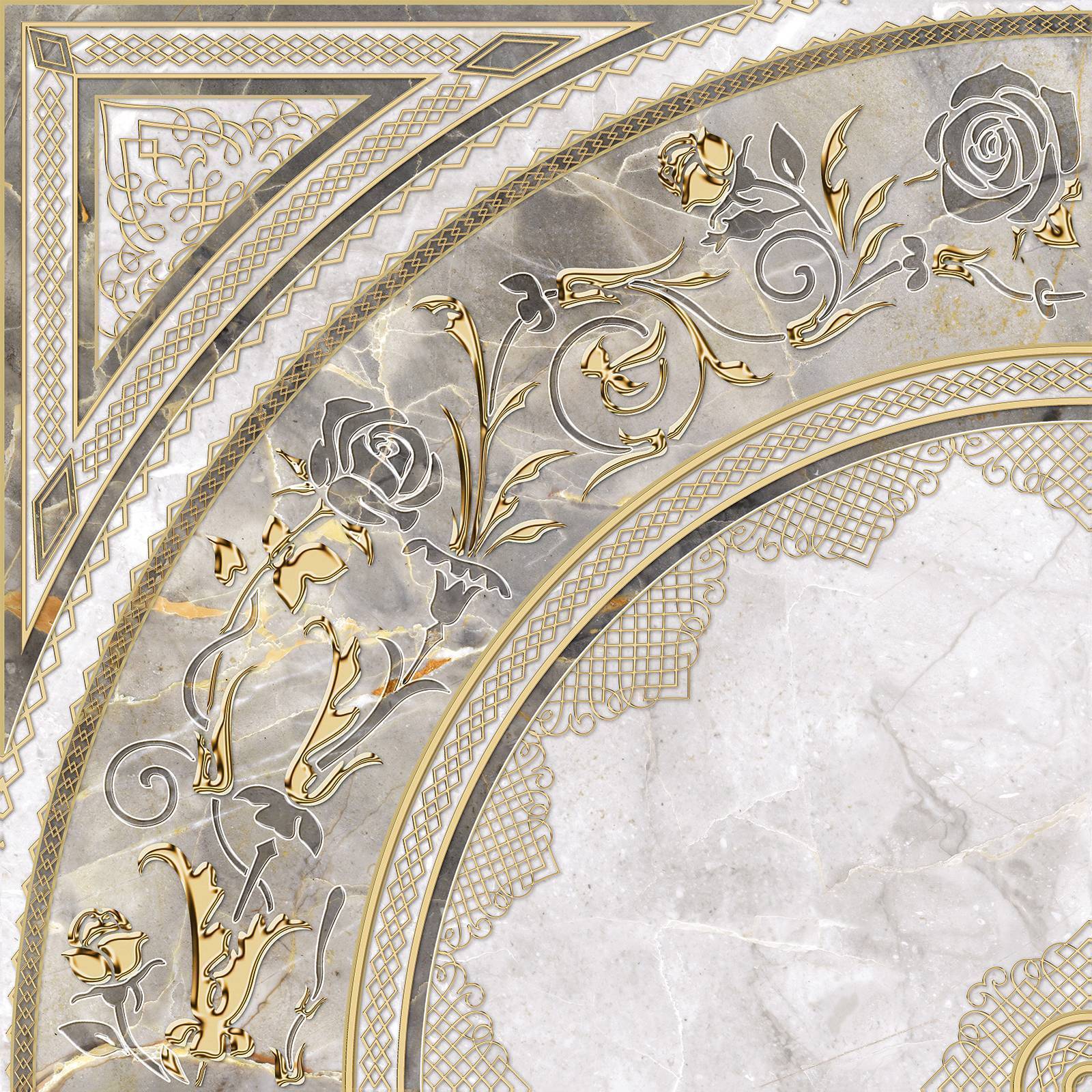 Декор Alma Ceramica Isida 418x418x8 мм DFU03ISI024