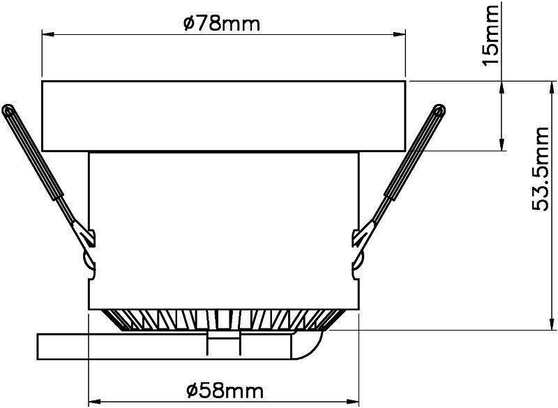 Встраиваемый светильник Deko-Light COB 120 CCT 24 Вт 2500-6500 К белый 565197