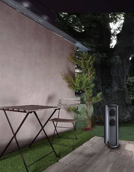 Уличный наземный светильник-розетка Deko-Light Steckdosenturm 733056