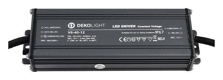 Блок питания Deko-Light IP CV 12 В 40 Вт IP67 872082