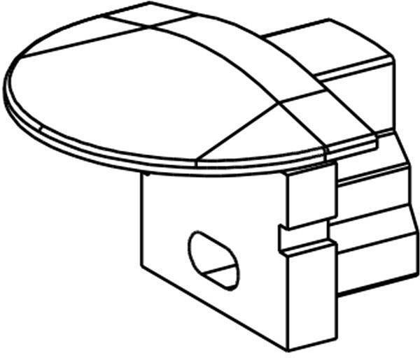 Набор из 10 заглушек для профиля с отверстием Deko-Light F-ET-02-05 978691