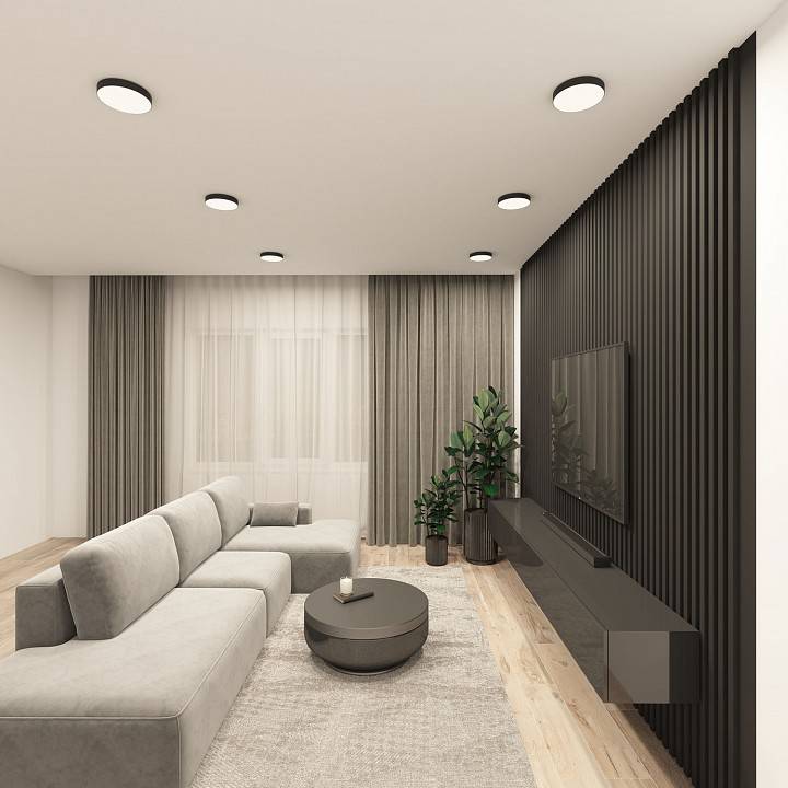 Накладной светильник Denkirs TAB черный DK2851-BK